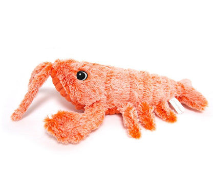 Pet Toys Electric Jumping Shrimp USB Charging Simulation Lobster Funny Cat Plush Pets Toy - Dr Excelencia Pet Botique