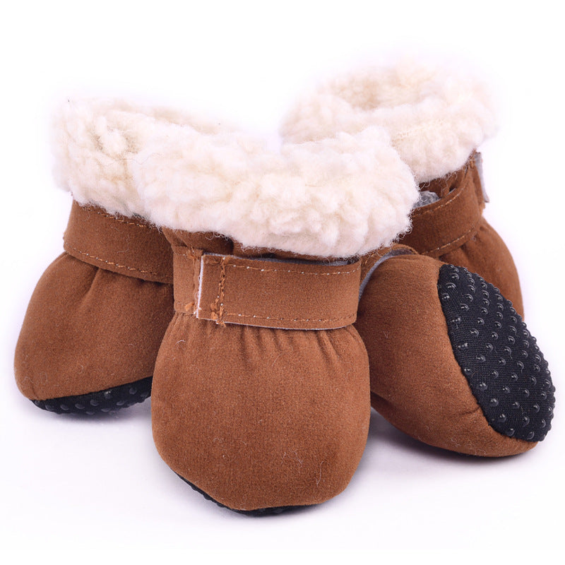 Waterproof Winter Dog Boots Socks Pet Dog Shoes Anti-slip Puppy Cat Rain Snow Booties Footwear For Small Dogs - Dr Excelencia Pet Botique