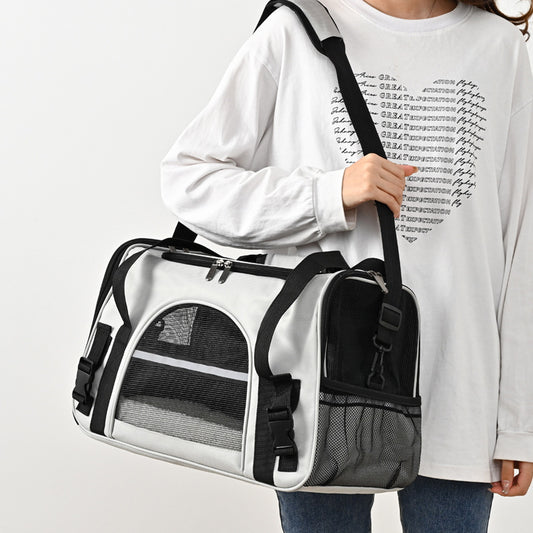 Portable Outdoor Portable One Shoulder Diagonal Cross Pet Box - Dr Excelencia Pet Botique