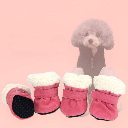 Waterproof Winter Dog Boots Socks Pet Dog Shoes Anti-slip Puppy Cat Rain Snow Booties Footwear For Small Dogs - Dr Excelencia Pet Botique