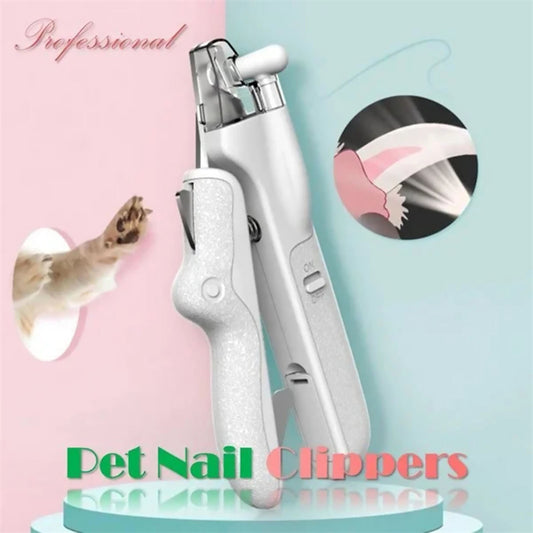 Pet Nail Clippers With LED Light Dogs Cat Nail Scissors Professional Trimmer Tool Care Grooming Supplies - Dr Excelencia Pet Botique