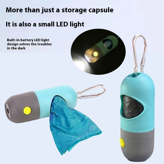 Led Light Pet Waste Bag Dispenser For Dogs Cats Dog Poop Scooper Bags Waste Bags Holder Dispensers Pet Clean Accessories - Dr Excelencia Pet Botique