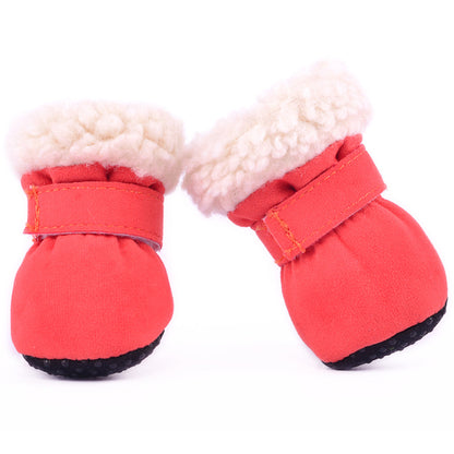 Waterproof Winter Dog Boots Socks Pet Dog Shoes Anti-slip Puppy Cat Rain Snow Booties Footwear For Small Dogs - Dr Excelencia Pet Botique