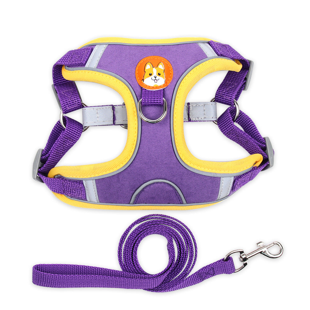 Dog Harness Cat Harness Reflective Dogs Leashs Soft Mesh Chest Strap - Dr Excelencia Pet Botique