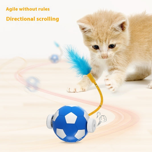Bite-resistant Electric Cat Teasing Self-Hi Interactive Pet Jumping Ball - Dr Excelencia Pet Botique