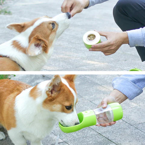 Portable Dog Water Bottle with Bowl - Dr Excelencia Pet Botique