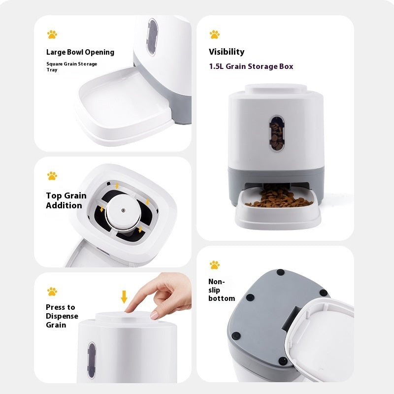 Automatic Pet Feeder Educational Press Feeding Toys - Dr Excelencia Pet Botique