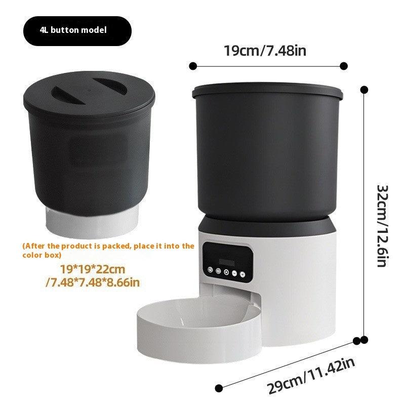 4L Smart Feeder Pet Cat Dog Timing Remote Monitoring - Dr Excelencia Pet Botique