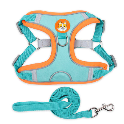 Dog Harness Cat Harness Reflective Dogs Leashs Soft Mesh Chest Strap - Dr Excelencia Pet Botique