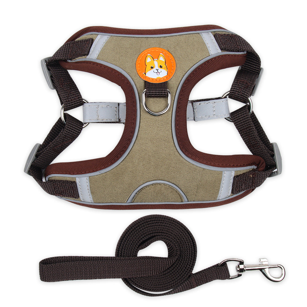 Dog Harness Cat Harness Reflective Dogs Leashs Soft Mesh Chest Strap - Dr Excelencia Pet Botique