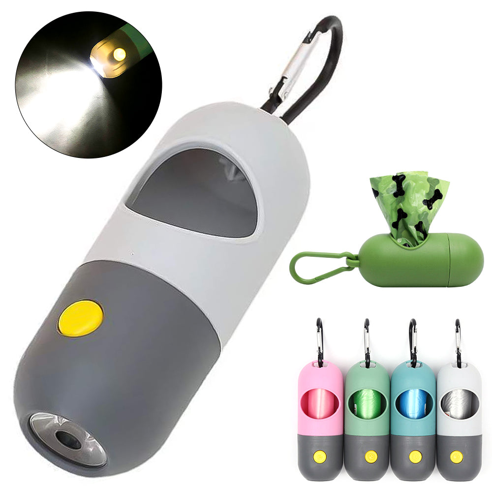 Led Light Pet Waste Bag Dispenser For Dogs Cats Dog Poop Scooper Bags Waste Bags Holder Dispensers Pet Clean Accessories - Dr Excelencia Pet Botique