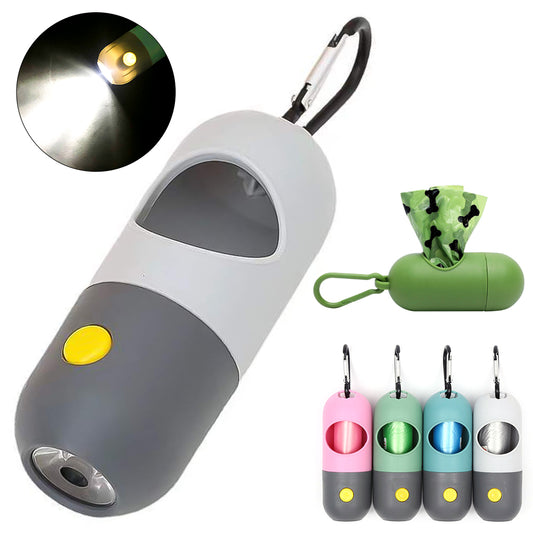 Led Light Pet Waste Bag Dispenser For Dogs Cats Dog Poop Scooper Bags Waste Bags Holder Dispensers Pet Clean Accessories - Dr Excelencia Pet Botique